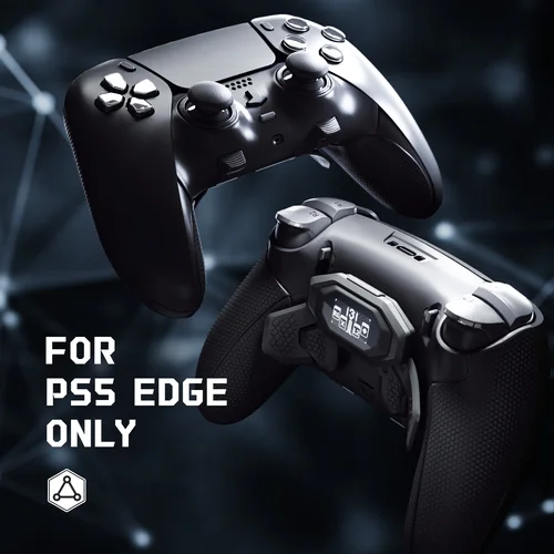 Imagen 2 del producto eXtremeRate para ps5 Edge Controller BEYOND Kit de paletas traseras, accesorio de 4 botones traseros extraíbles, pantalla OLED - Negro
