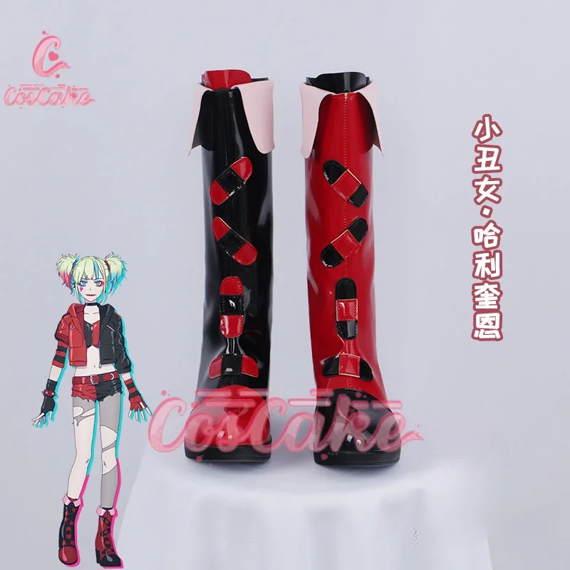 Harley Cosplay Shoes Anime Suicide Isekai Joker Girl Squad Halloween Carnival