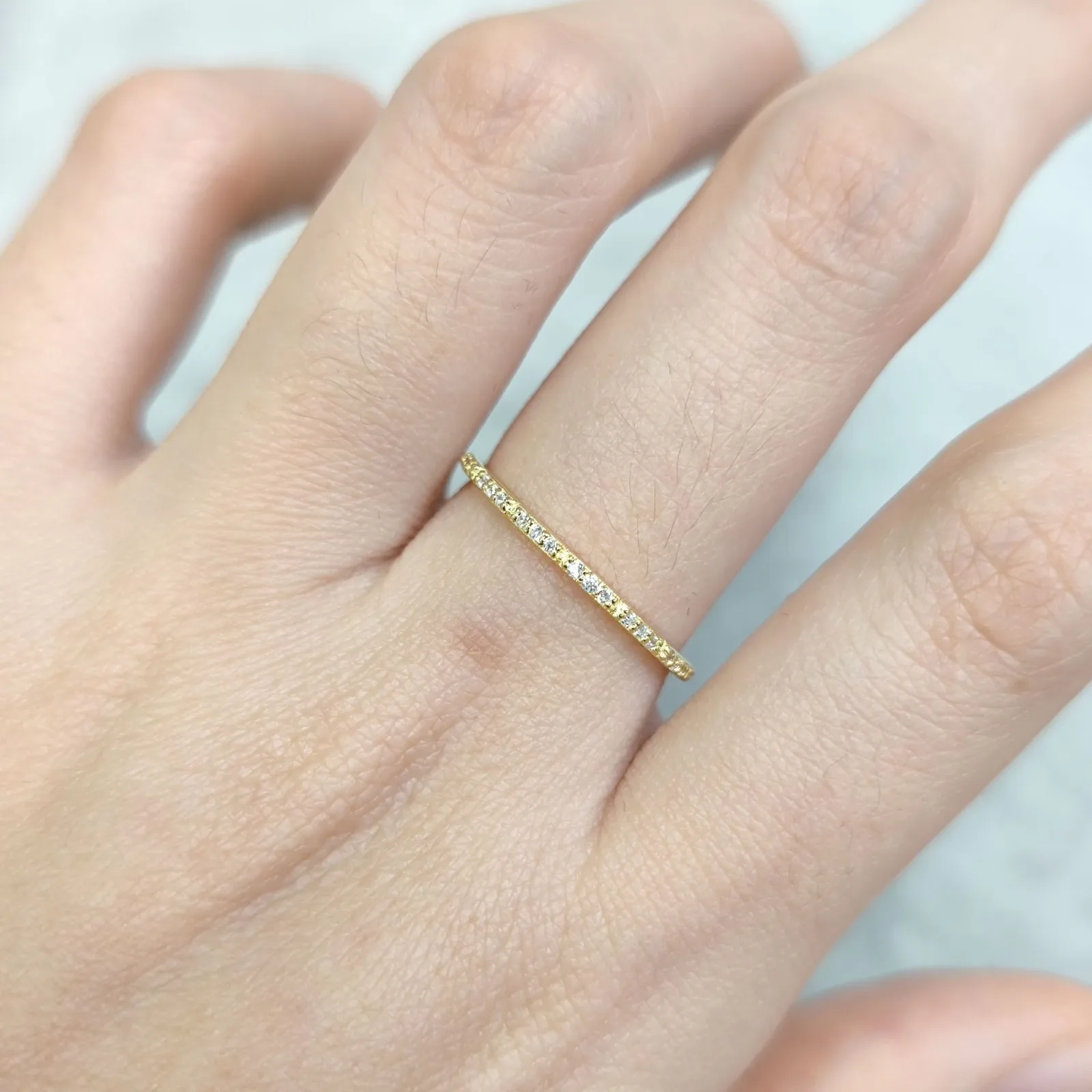 MUSHAN Luxury s925 Sterling Silver Inlaid Cultivated Diamond Small Ring Women's Fashion Personality Multi-stacked Wear