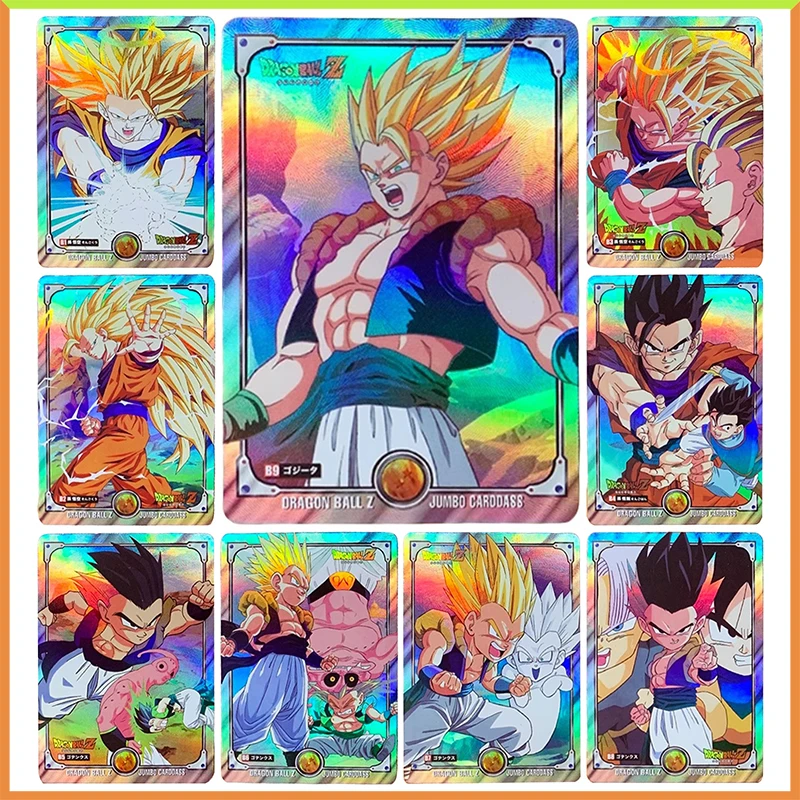 

Anime Dragon Ball DIY ACG Bejita Gogeta Son Goku Son Gohan Majin Buu Battle Game Collectible Cards Toys for boys Birthday Gifts
