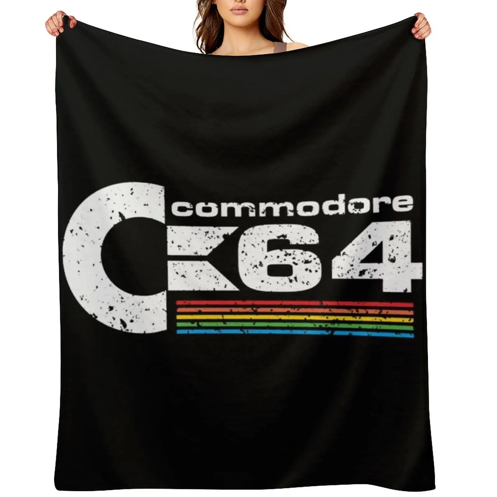 

Commodore 64 Retro Computer T-Shirt Throw Blanket cosplay anime Heavy Luxury Summer Blankets