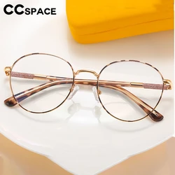 Women Round Metal Optical Reading Glasse Fashion Spring Hinge Resin Presbyopic Eyeglass Custom Prescription Spectacles #303816