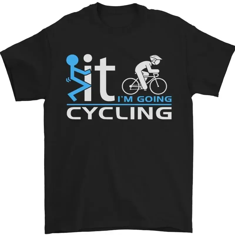 Fook It I'm Going On A Bike Men's 100% Cotton T-Shirt