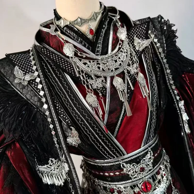 Halloween Tian Guan Ci Fu Hua Cheng Cosplay Costume Huacheng Wig Outfits Women Men Hanfu San Lang Costumes Role Play Customized - view 5
