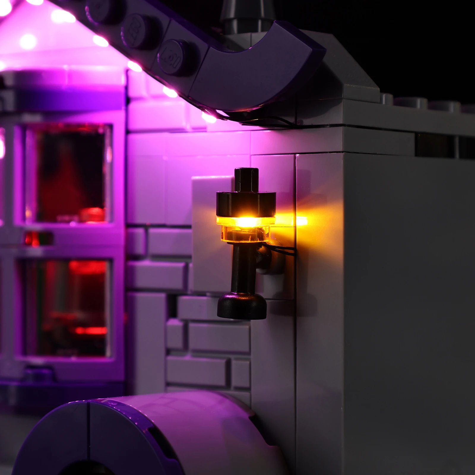 Kyglaring LED-Beleuchtungsset für LEGO 76439 Ollivand und die Roben von Madam Malkin, Bausteine