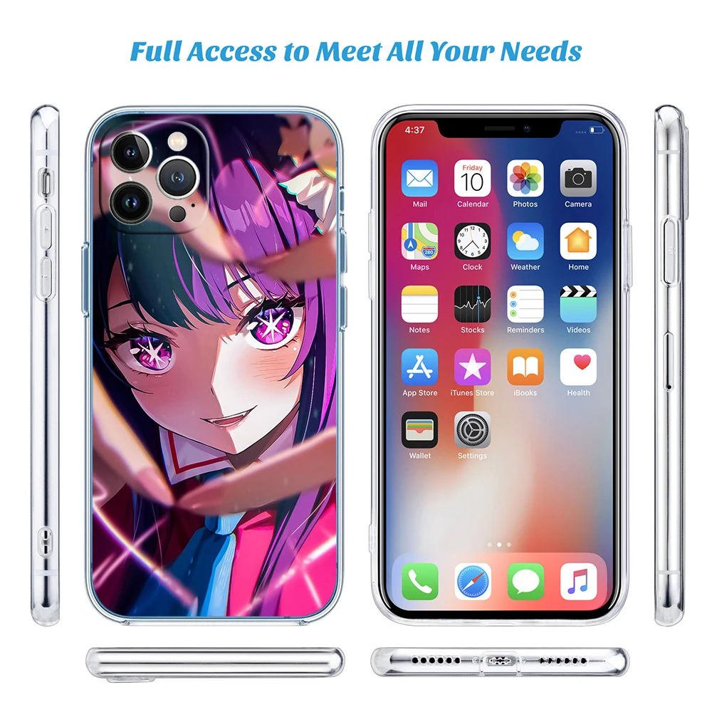 DK24 Oshi No Ko Ai Hoshino Phone Case for Motorola Moto G40 G04 G05 One Ace Action  Fusion + Plus Hyper Macro Vision Zoom view 6
