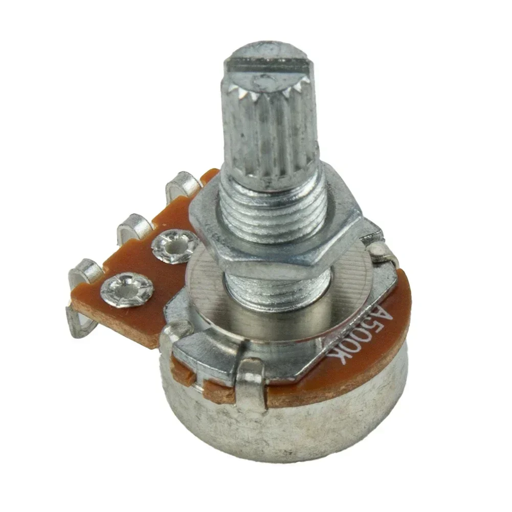 2023 New Guitar Potentiometer 18mm Pots Audio Tone Volume Switch Control Shaft Length A250,B250,A500,B500K Volume Or Tone