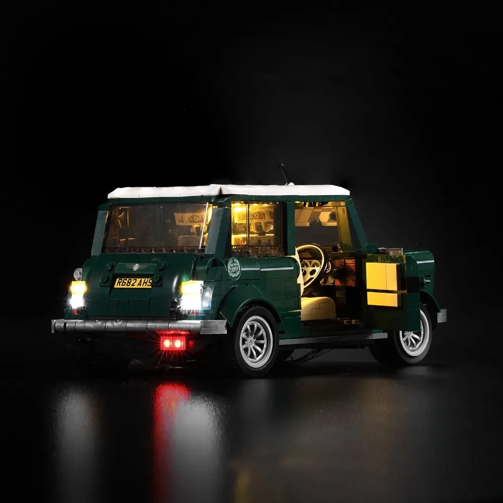 Kyglaring Led Light Kit For LEGO the mini copper bricks model Compatible With 10242 and 21002 blocks set (not include the car)