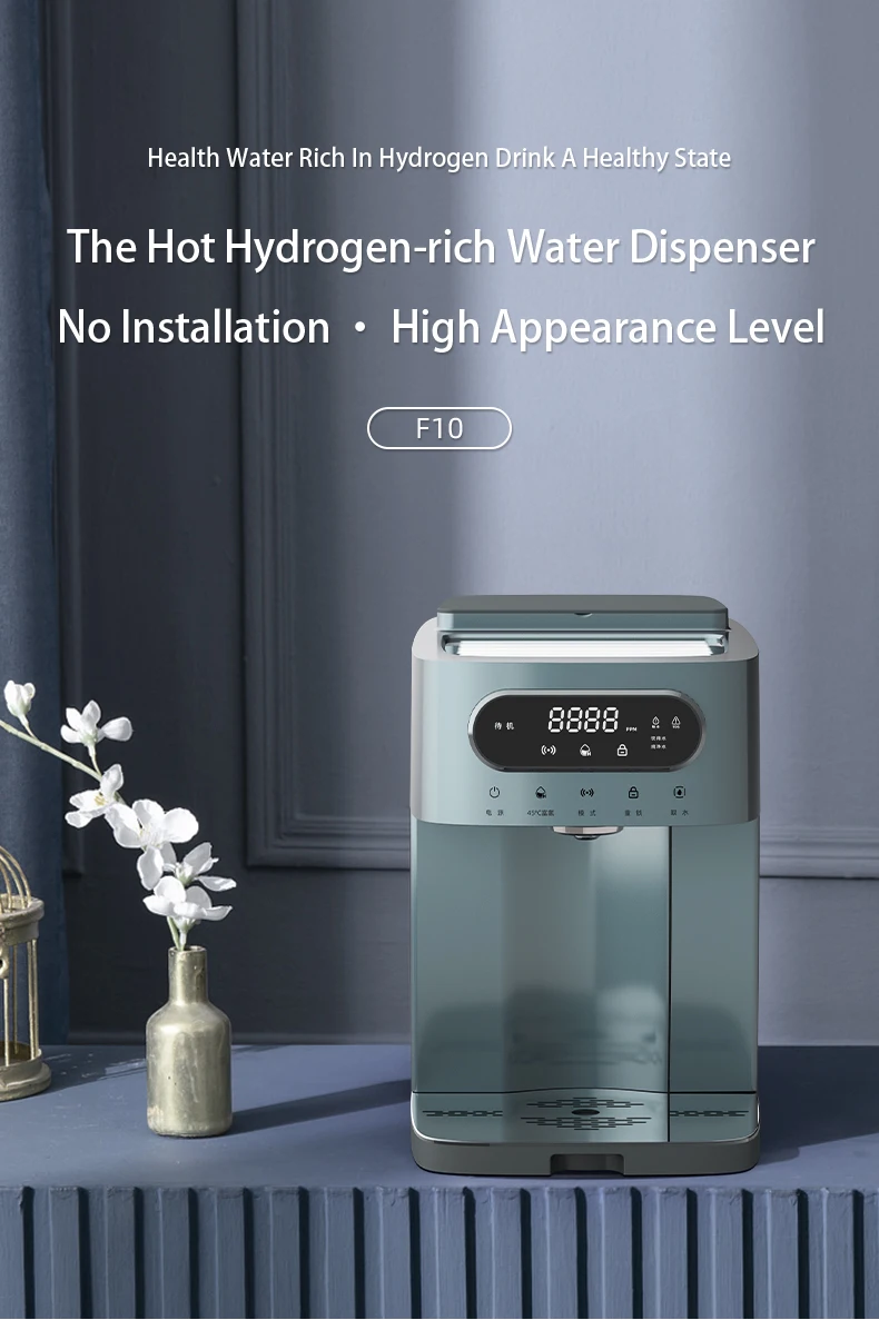 Multifunktionaler wasserstoffreicher Wassergenerator, Mikro-Nano-Blase, Desktop-Maschine, heißer und kalter, wasserstoffreicher Wasserspender
