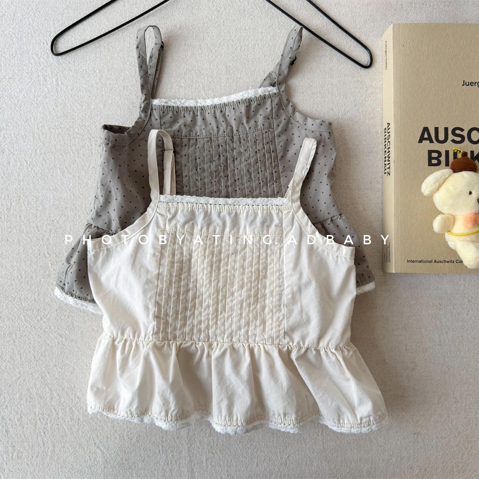 

2026 Summer New Girls Sleeveless Sling Shirts For Baby Girl Thin Cotton Blouse Fashion Kids Sling Vest Children Clothes