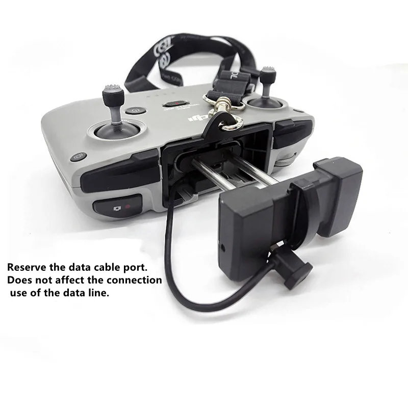 RC-N1Remote controle pescoço correia com gravata fivela suporte para dji mavic 3/mavic 2 ar & ar 2s/mavic mini 2 /mini 3 pro