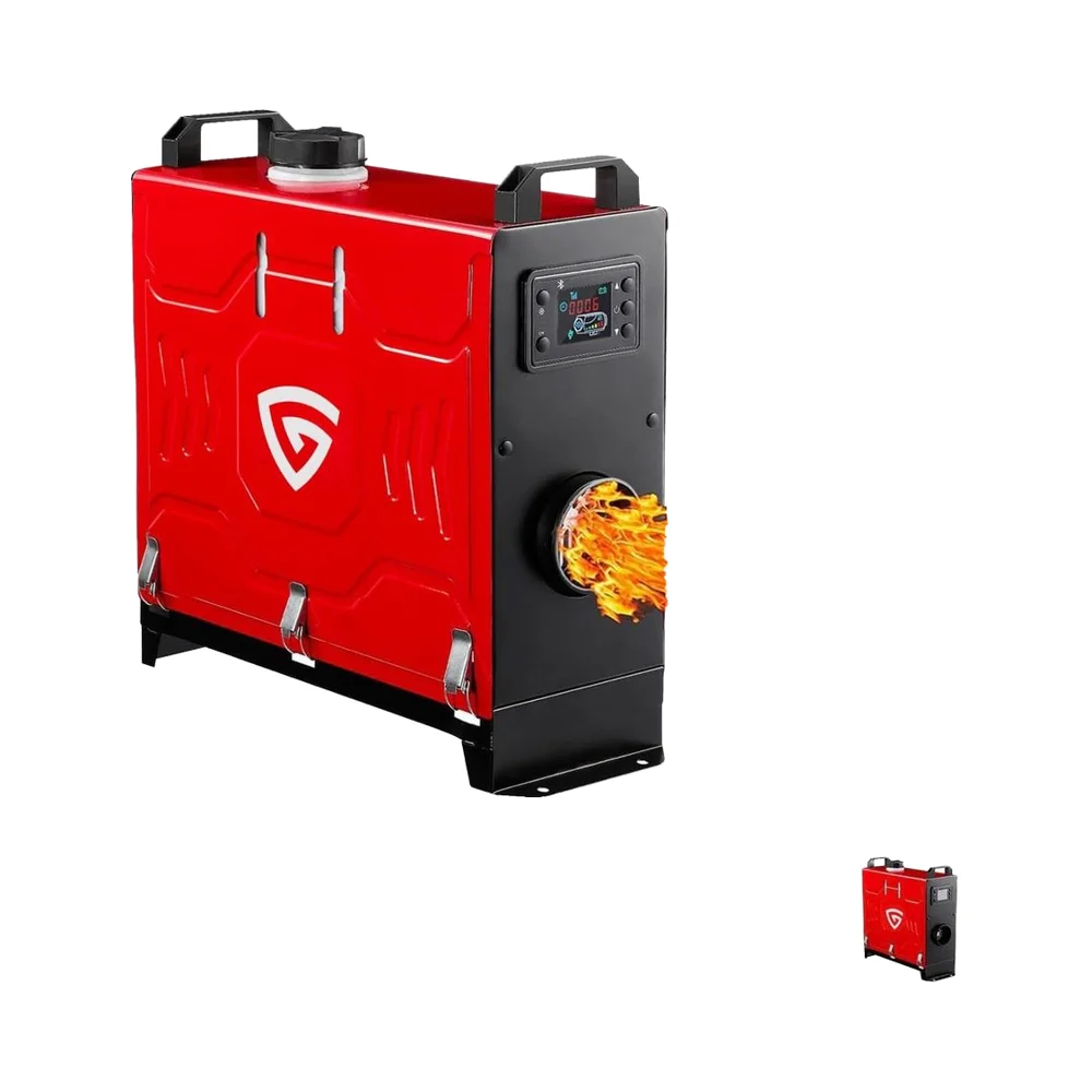 8KW Diesel Heater 12V/24V & 110V AC Adapter LCD Display Remote & App Control 30kg for Cars Trucks RVs Indoor