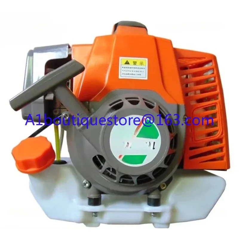 80cc 1E53F 2T  Gasoline Engine 2 Stroke For Earth Drill Brush Cutter Goped  Scooter Outboart Motor  53mm Cylinder Piston