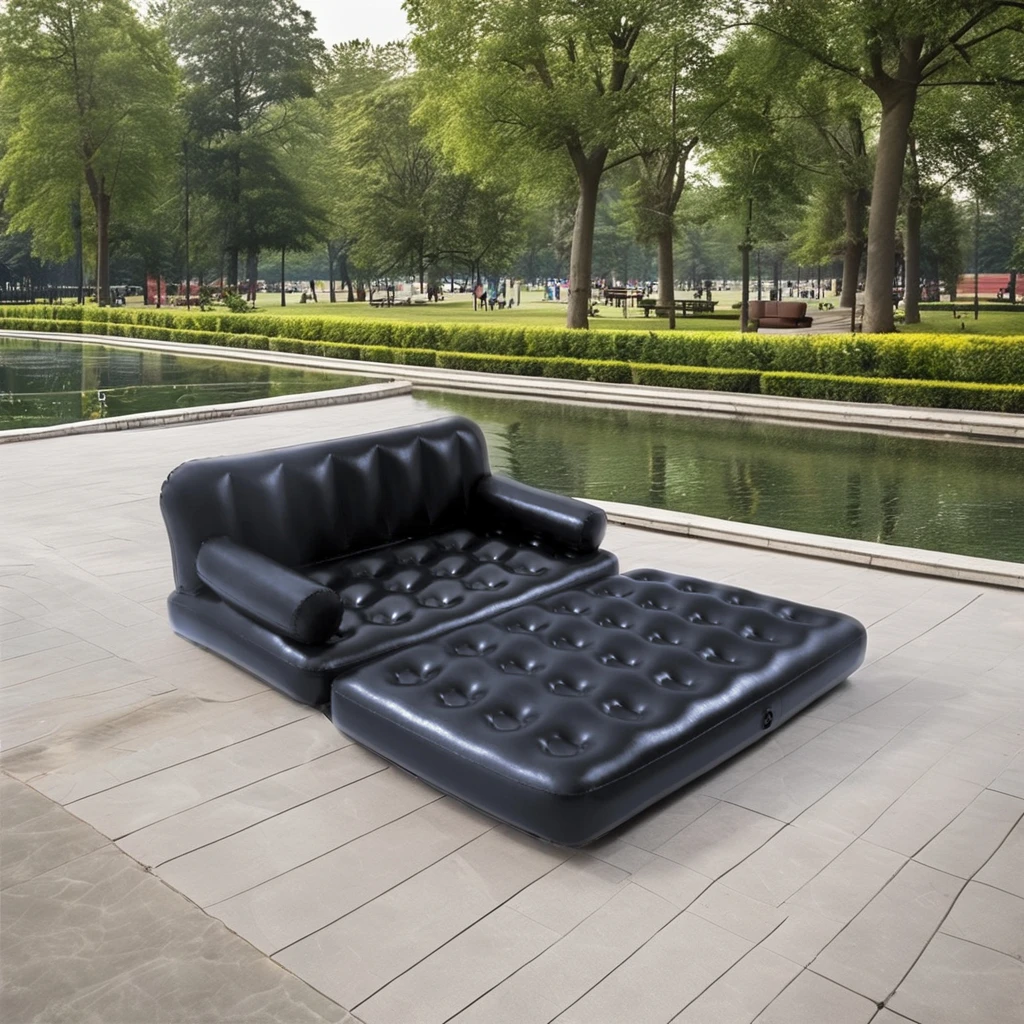 Inflatable Sofa Double Leisure Chair Outdoor Inflatable PVC Sofa Fast Delivery