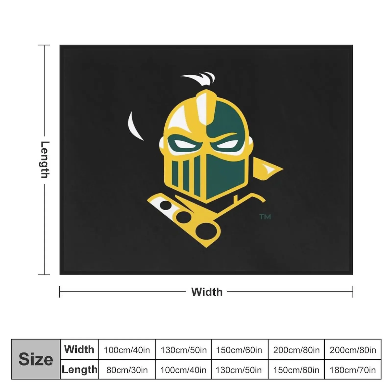 Clarkson golden knights Throw Blanket Blankets Sofas Of Decoration Flannels Blankets