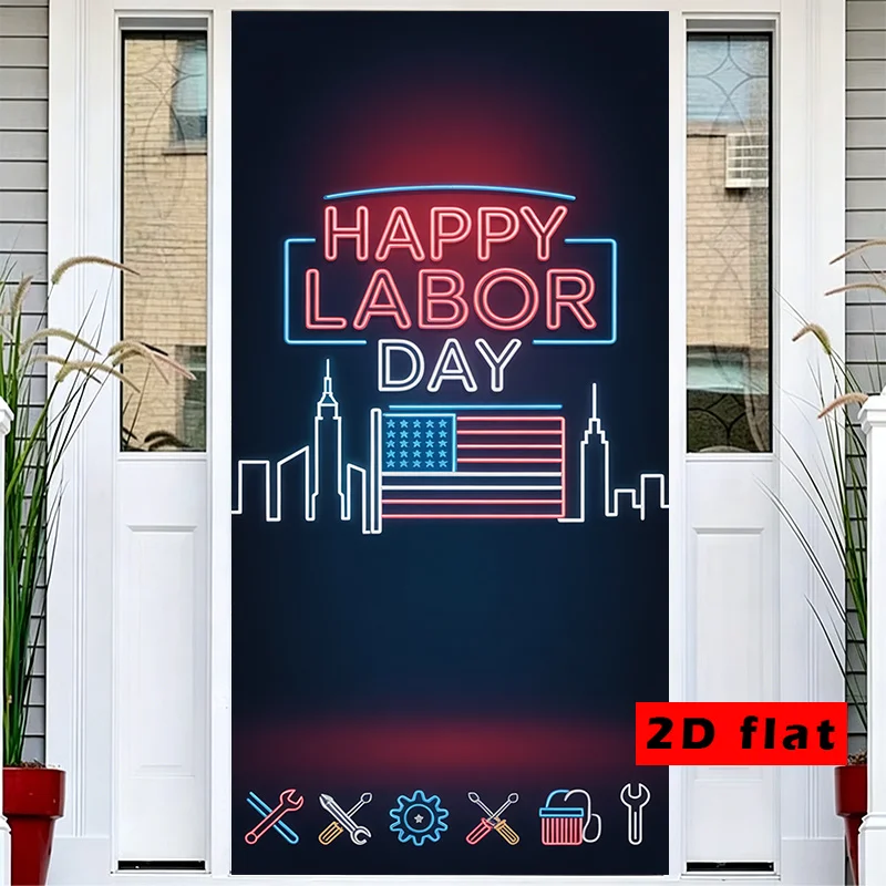 2D flat banner, a 
