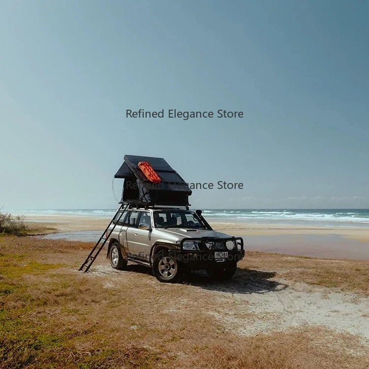 Quick Set up Waterproof Car Hardshell Rooftop Tent Triangle Hard Shell Roof Top X-frame Tent for Outdoor Camping And Travel