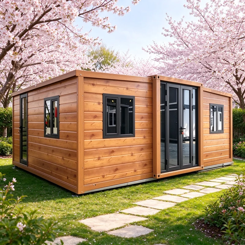 Engineering Site Mobile Cabin Steel Sandwich Panel Flat Pack Unit for Field Project Office On‑site Staff Rest Prefab Building