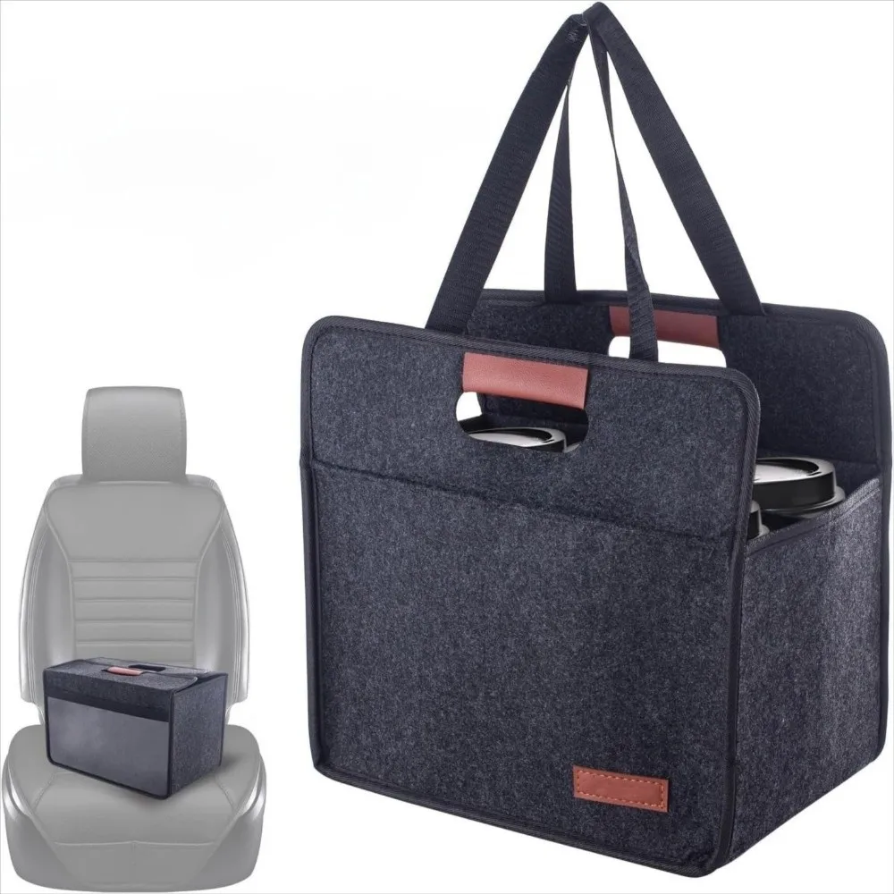 New Reusable Drink Cup Carrier Portable Multifunctional Foldable Tote Bag Insulated with Handles Cup Holder Outdoor