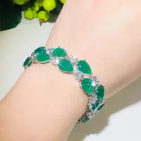S0159 Fashionable Classic Montblanc Dazzling Zirconia Bracelet Versatile Anti-allergy Hand Accessory For Ladies