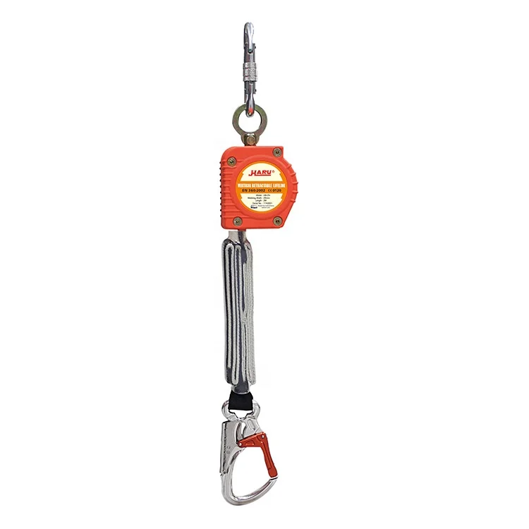 150kgs 10M Anti-falling Device Wire Rope Type Anti-dropping Safety Catch Device of Edge Service for Safe Work