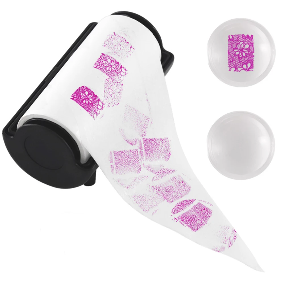 

Nail Stamper Pattern Remover Cleaner Easy Operate Deoiler Roll Paper for DIY Nail Art Decoration