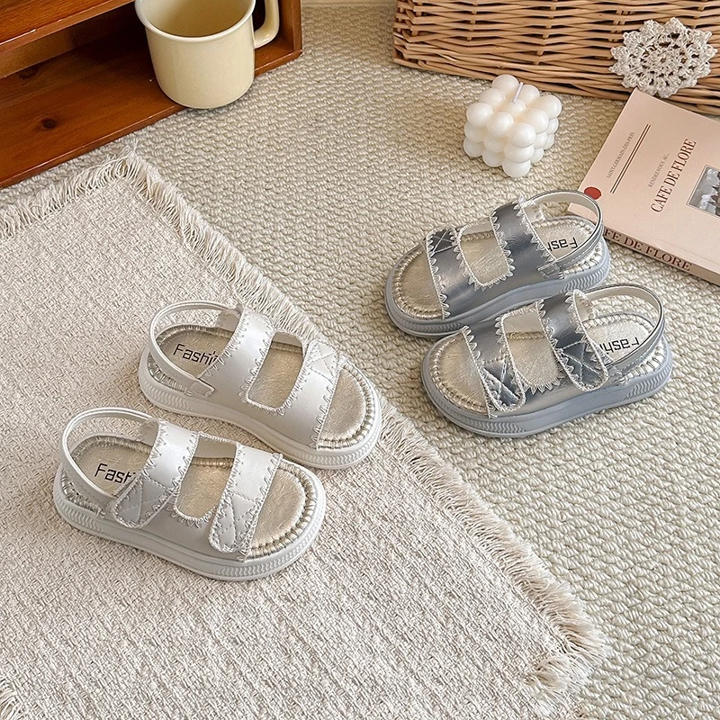 

Children Summer Beach Shoes Kids Casual Sandals Anti Slip Thick Sole Boys Girls Sport Sandals Soft Bottom Anti-slippery