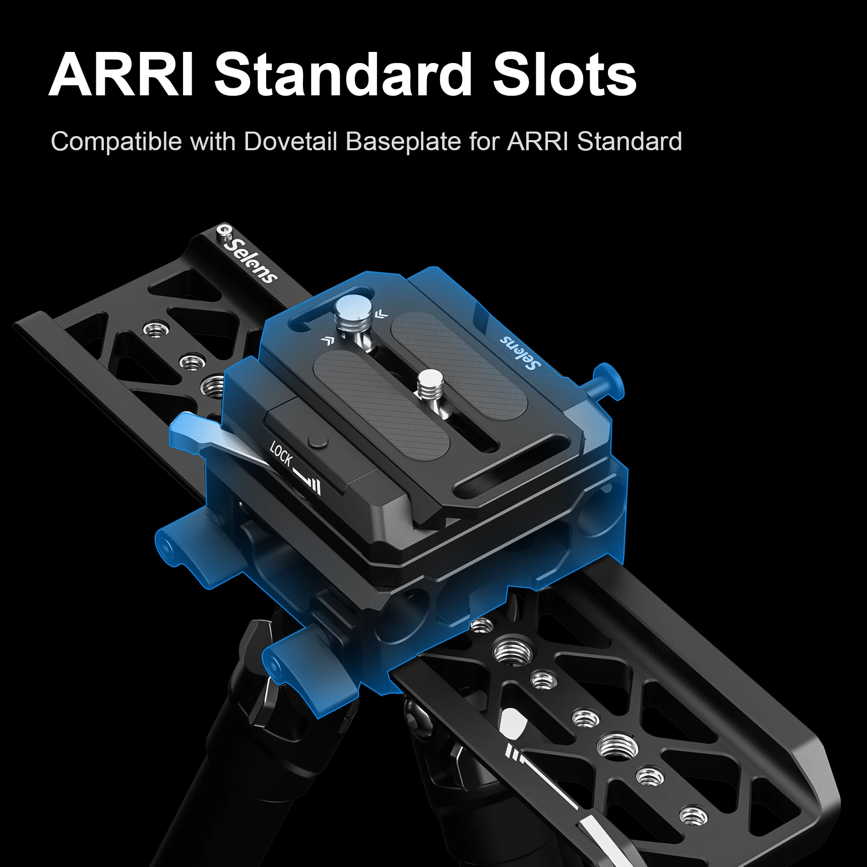 Selens placa de cauda de andorinha de liga de alumínio de 8/10/12 polegadas com placa adaptadora de base deslizante com furo de parafuso 3/8 1/4 para tripé de câmera de filme