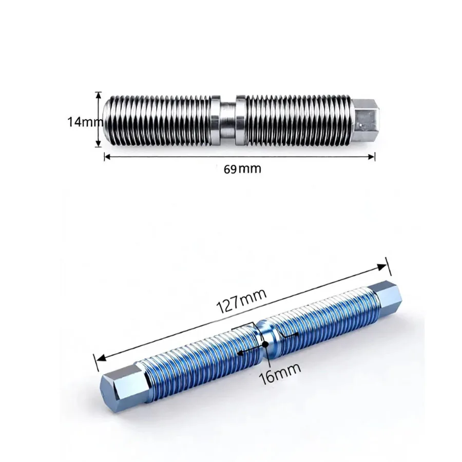 H59 vise original dedicated screw rod accessory, diameter 14mm*69mm