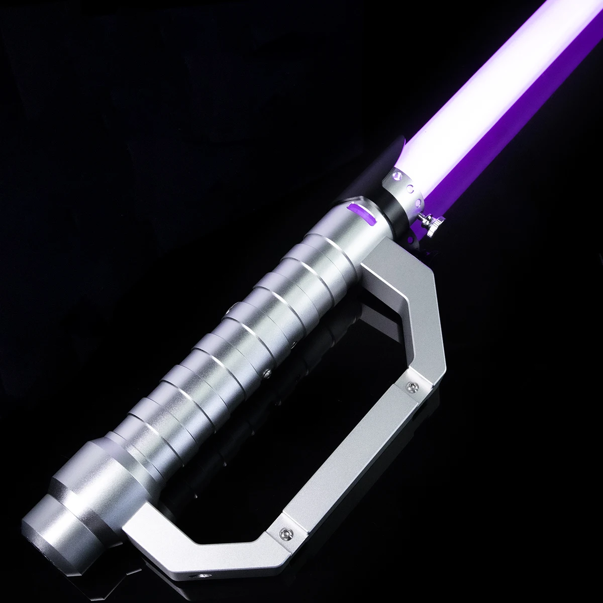 

LGT Saberstudio Metal Hilt FOC FX Heavy Dueling Lightsaber Infinite Color Changing Sensitive Smooth Swing Flash on Clash Blaster