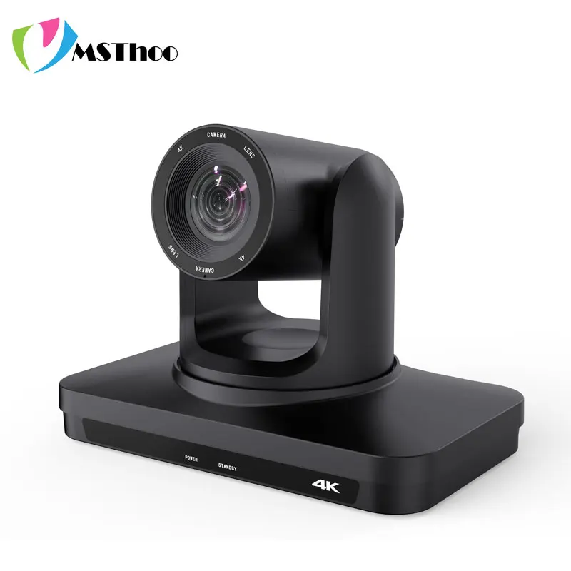 

AI Tracking PTZ Camera 12X Optical Zoom HDMI IP Live Streaming SDI USB3.0 4K 30fps Supports for Church Worship Video Conference