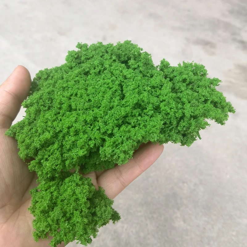 30G Tree Powder Model Sponge Cluster for Bushes Shrubs low Ground Cover DIY Scene Material Green Plant Tufted Railrod Layout