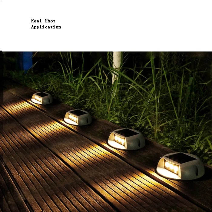 Hot Selling Wholesale LED Solar Road Stud, Waterproof, for Pathway Driveway Garden Park Expressway Street Lighting, Spike Light