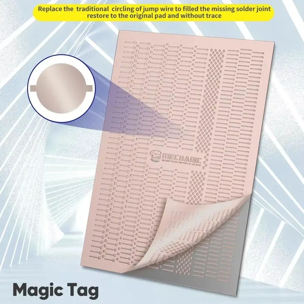MECHANIC Spurlose Lötstellen-Reparatur Magic Tag Rework Pad 2780 Punktschweißplatte für Motherboard-Rücksendereparatur und Schweißen – Detail 2