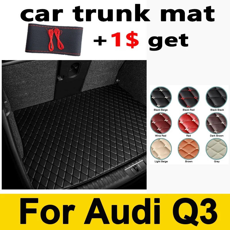 

Car trunk mat for Audi Q3 2012 2013 2014 2015 2016 cargo liner carpet interior accessories cover