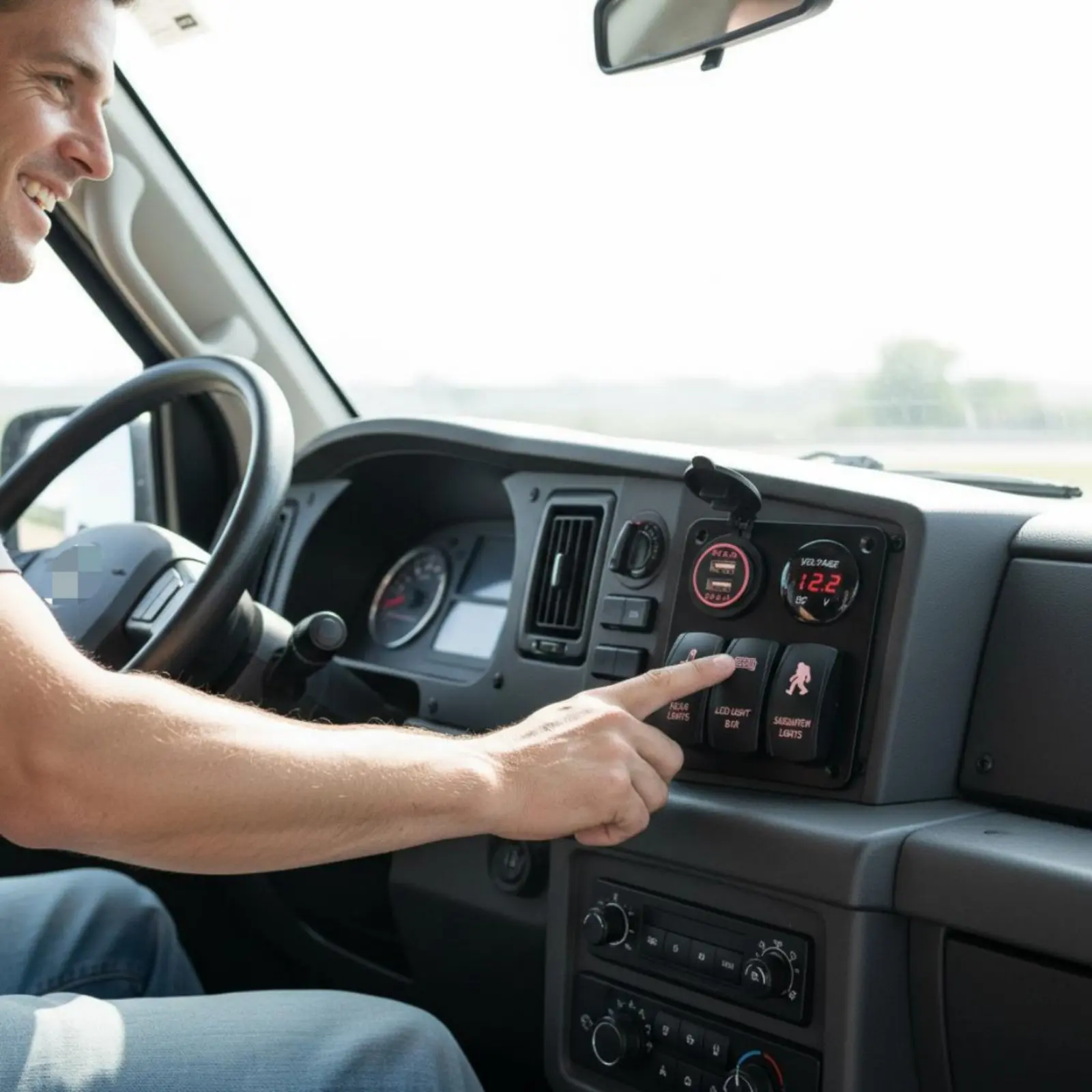 

Toggle Control Panel with Charging Port Charger Pre-Connected Control Panel with Charging Port Charger Automotive Electronic