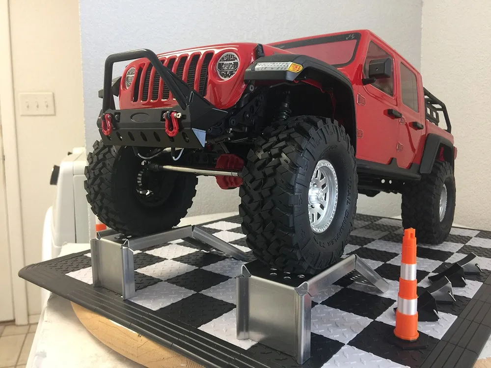 

Металлический передний бампер Ajrc с подсветкой для 1/10 Rc Crawler Trx4 Defender Axial Scx10 90046 Scx10 Iii Axi03007 Axi03003 Обновление