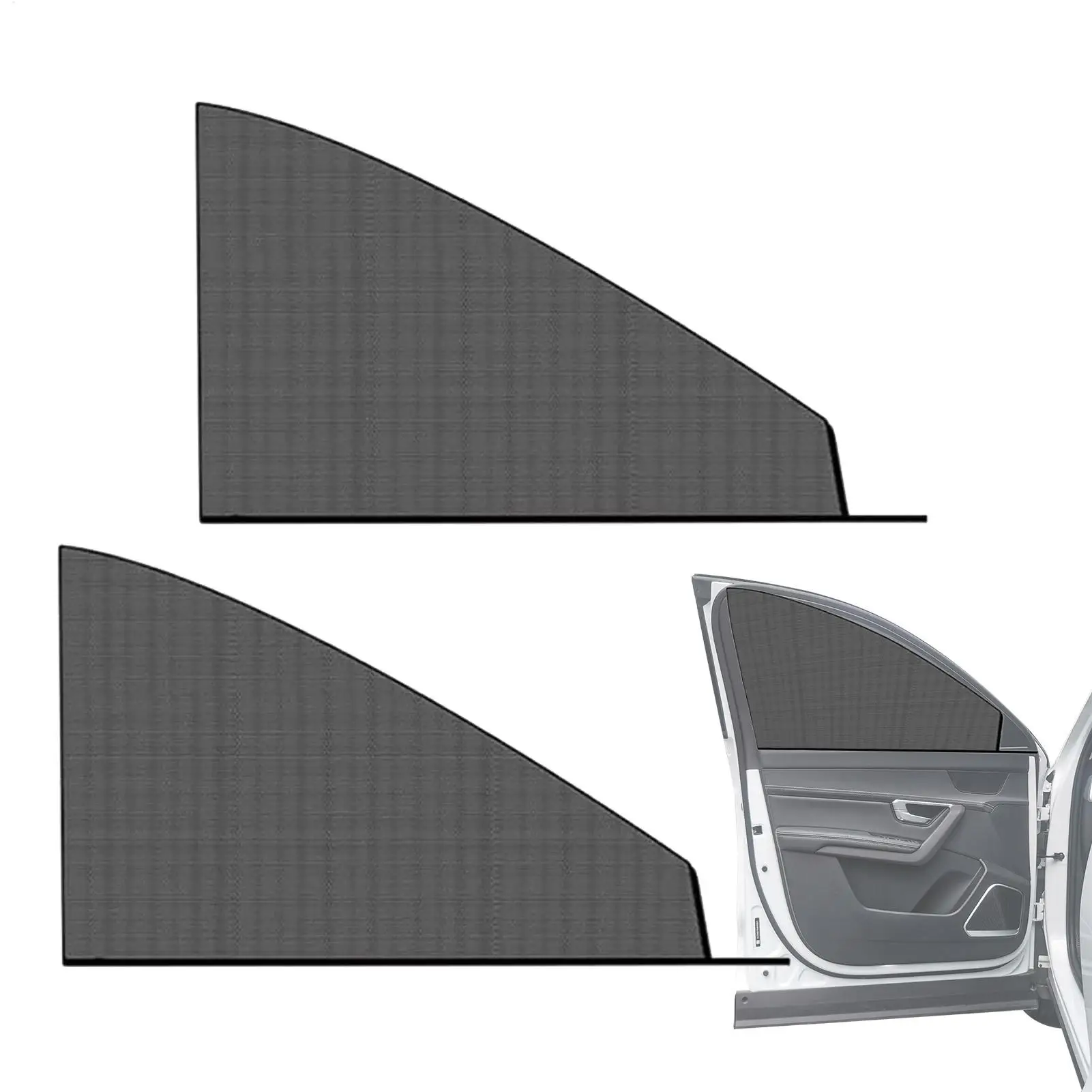 2Pcs Car Window Sunshade Cover Block  UV Protection Car Side Window Shade Sunshades Sun Shade Cover Visor Shield Screen