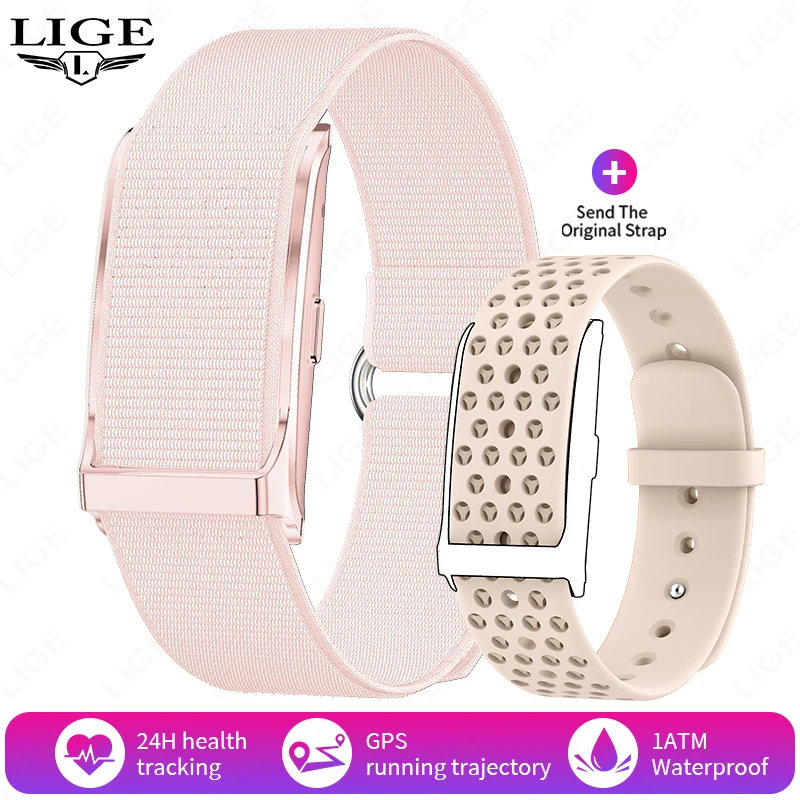 Nieuwe Sport Fitness Tracker Smart Armband Hartslag Bloeddrukmeter Stappenteller Oproepherinnering Smartwatch Band voor Heren Dames