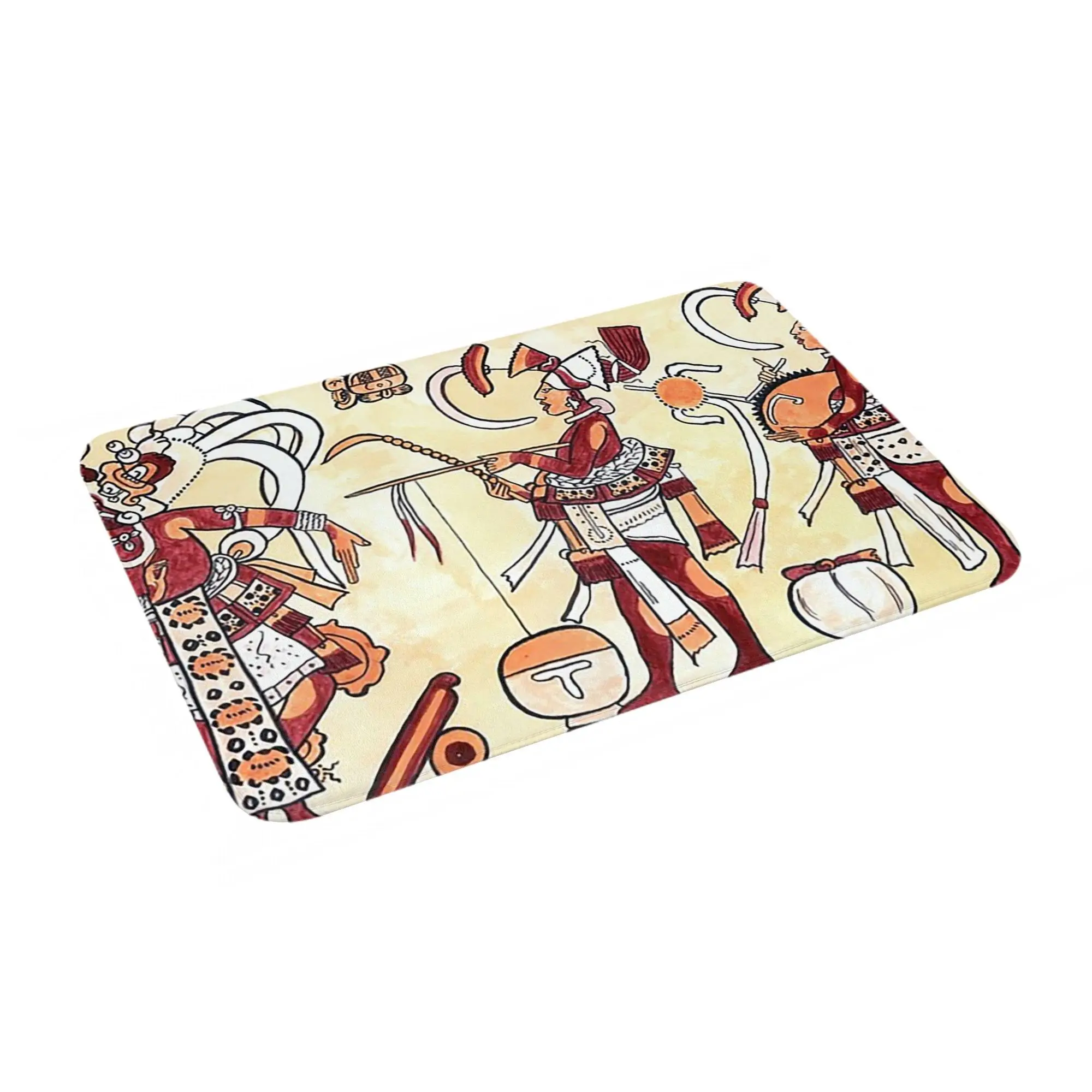 Нескользящий коврик из керамики майя, напольный коврик, противоизносный ковер, коврик для кухни, входа, дома, ванной комнаты, коврики для ног