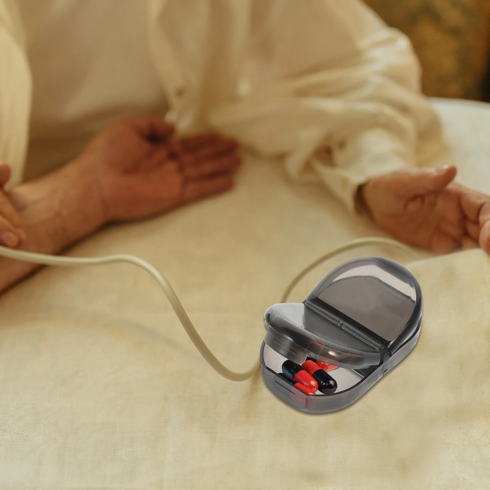 منظم حبوب الدواء المدمج، حقيبة طبية محمولة، مقصورات فردية، حامل متين، لوازم تنظيم السفر