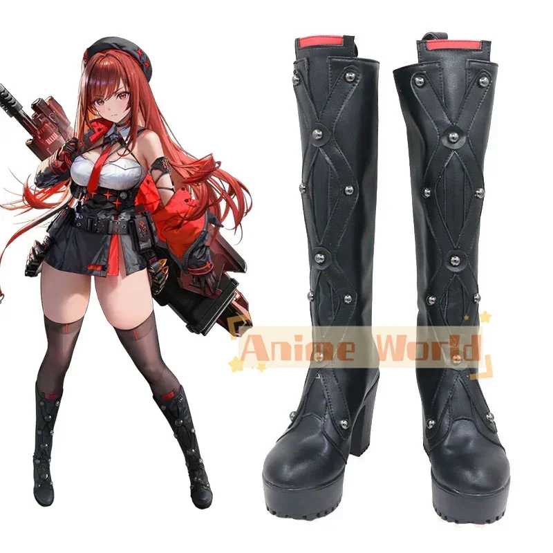

Goddess of Victory: Nikke Rapi Red Hood's Shoes Cosplay Boots Halloween Carnival Boots Custom Made