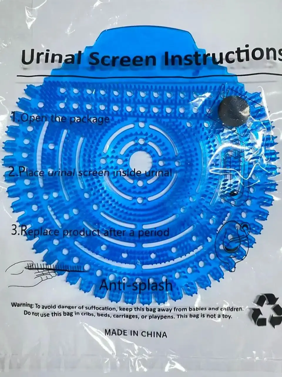 6 قطع مبولة شاشة مزيل الروائح الكريهة الحصير مكافحة سبلاش الوسادة معطّر الهواء العطرية إزالة رائحة الحمام الرجال المرحاض مبولة الكعك