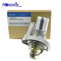 L L 33615170   Nueva carcasa del termostato del refrigerante del motor compatible con Mazda 3 5 7 CX-7 2.0L 2.3L 2.5L para Ford Focus 1.0L 2.0L 2.3L L327-15-170