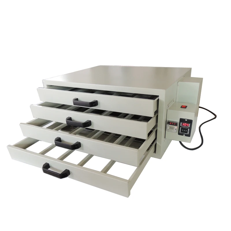 Screen printing drying oven 4 layer screen drying cabinet machine