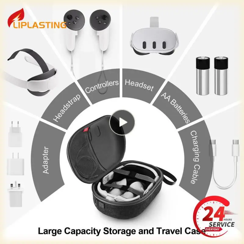

Meta Quest3 Vr Glasses Storage Bag Essential Accessories Glasses Storage Vr Headwear Meta Quest3 Vr Consumer Electronics Bag