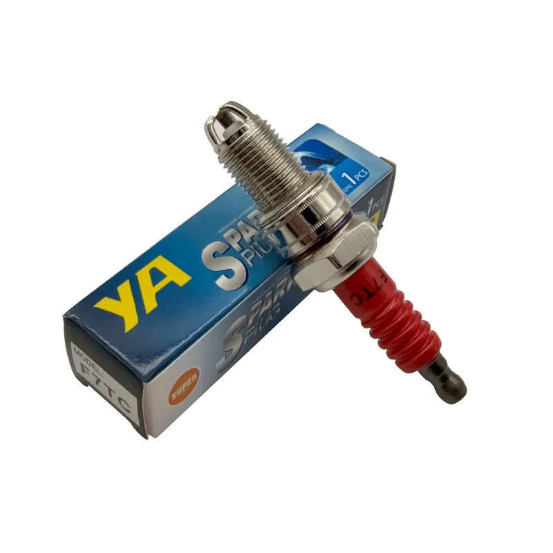 1 2 4pcs 3 Electrodes Spark Plug F7TC FOR BP7ES BP6ES W22EP-U W20EP-U N7YC L14YC N14YC W5DC Z43 ZCT000012 OE018 W230T30 BPR6ES