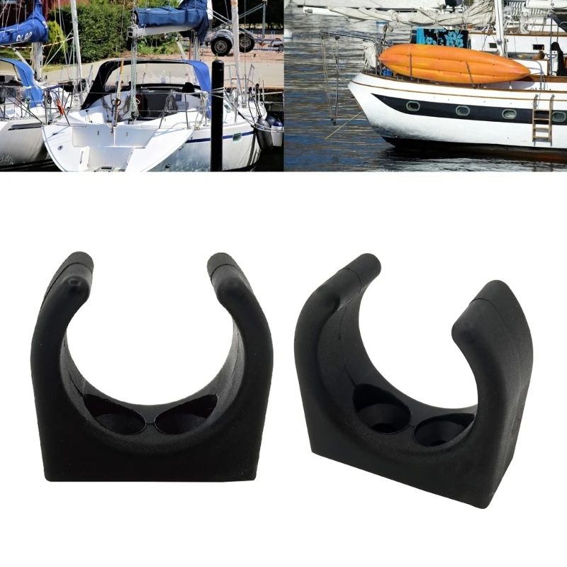 0xxd suporte tubo nylon, clipe suporte remo, gancho remo para canoas, barcos, caiaques, clipe suporte remo
