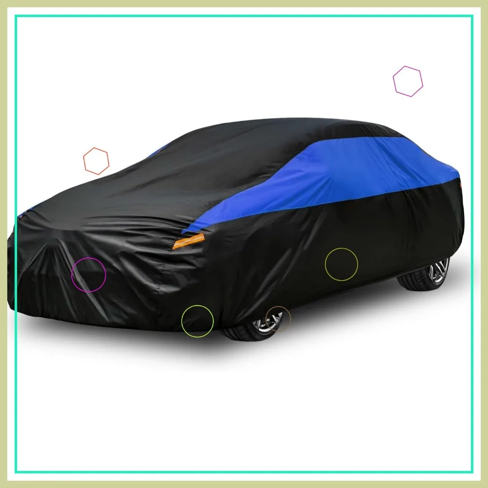 

Универсальный всепогодный водонепроницаемый автомобильный чехол для седанов, защиты от солнца, пыли, дождя и снега