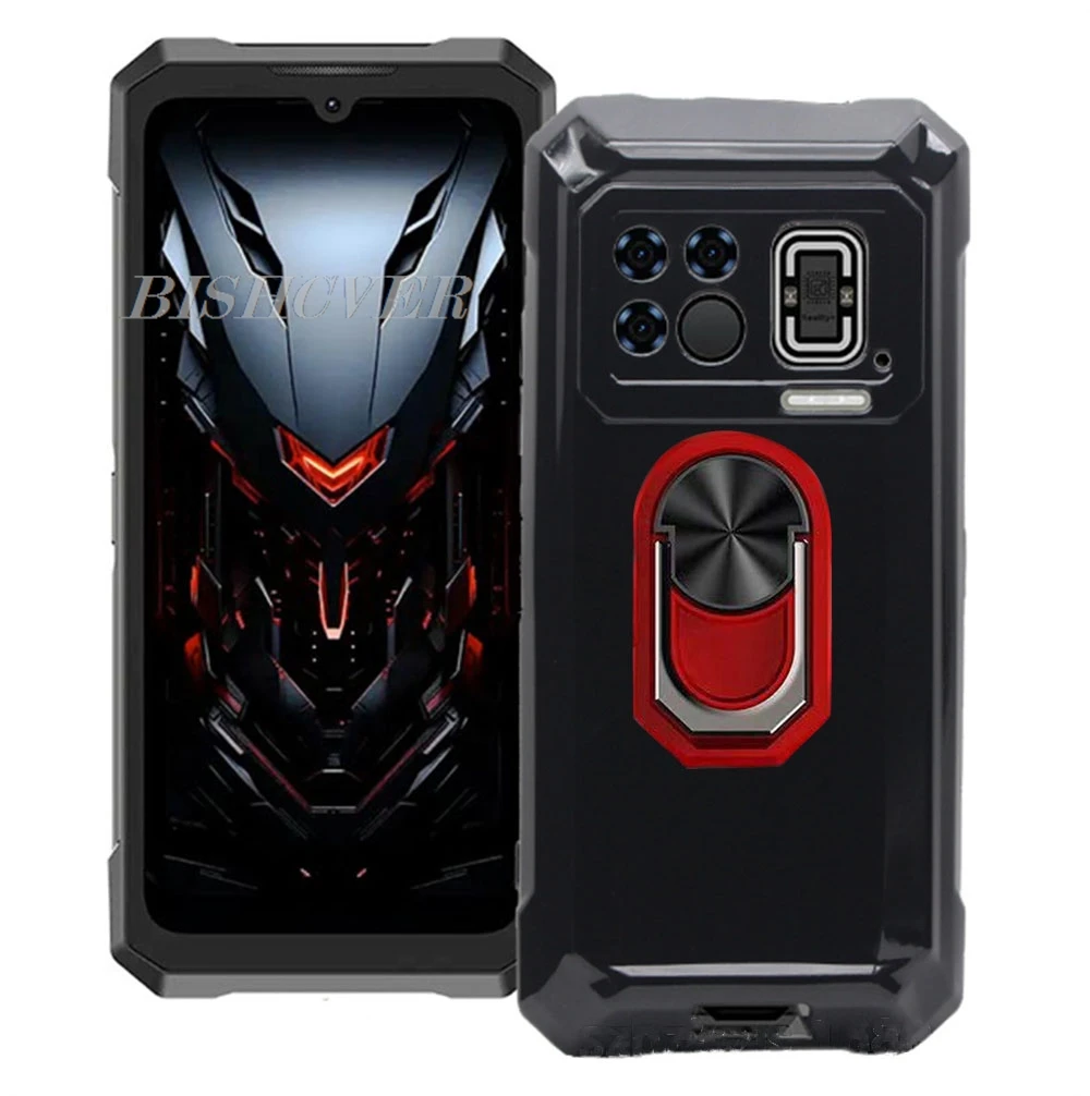 For Doogee S200 Ultra 6.72" Doogee S200X S200 Max S200 Plus Back Ring Holder Bracket Case Smartphone TPU Soft Silicone Cover